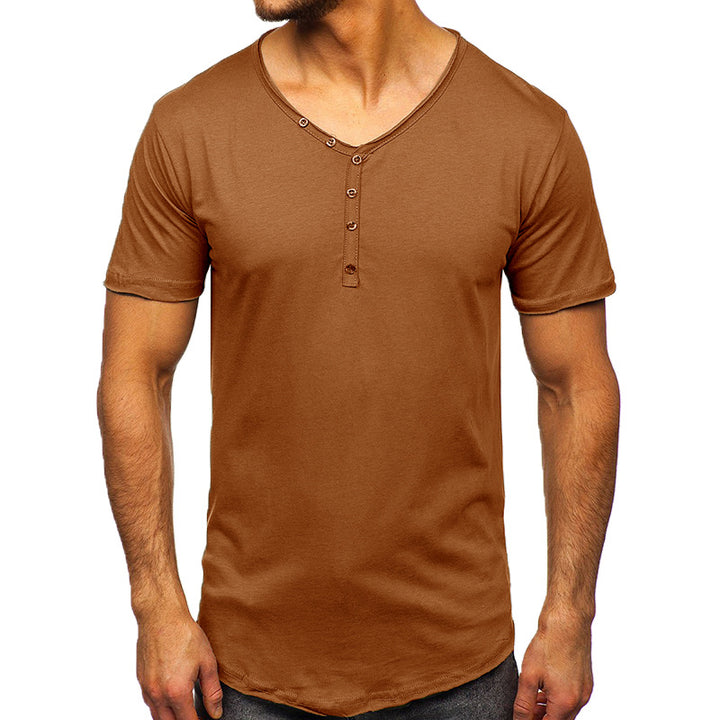 Herren Kurzarmshirt mit Knopfleiste Echoarchiv