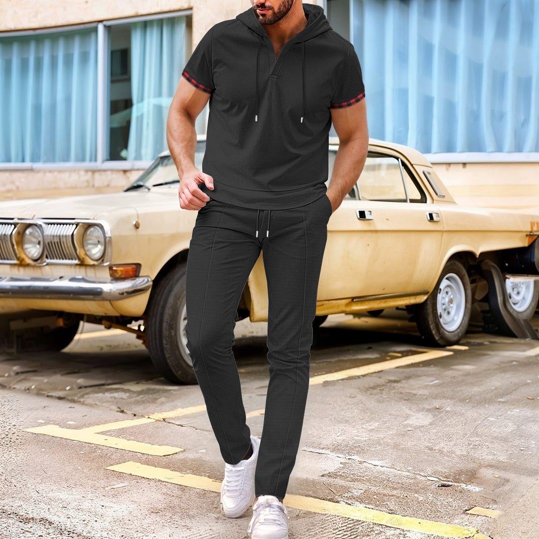 Herren Sportliches Kapuzenset mit funktionalen Taschen und ergonomischem Schnitt Echoarchiv