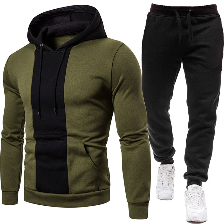 Herren Sportliche Kapuzenjacke und Jogginghose Echoarchiv