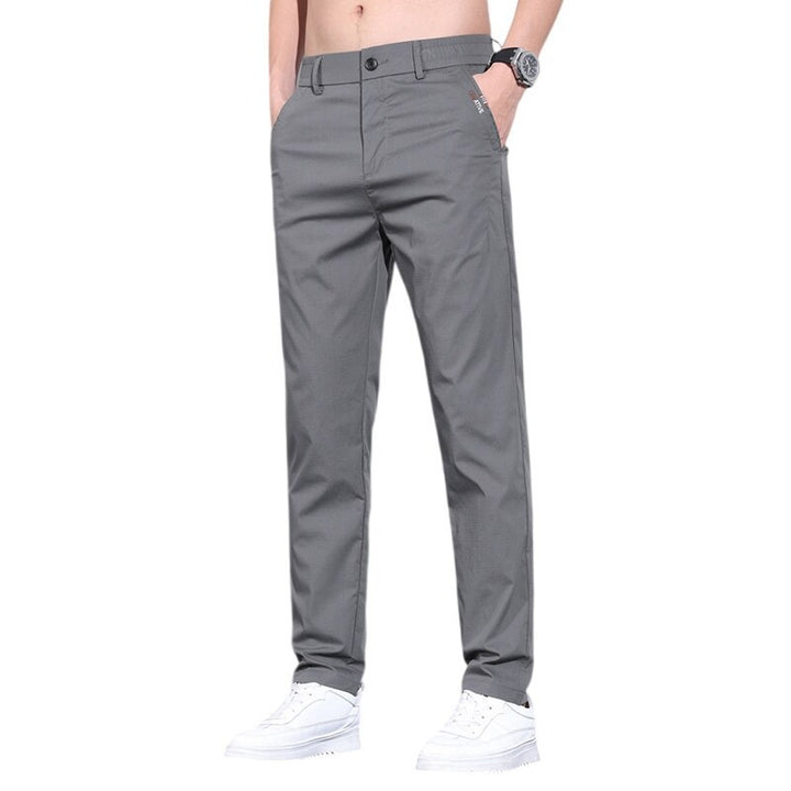 Herren modische Chino-Hose mit elastischem Bund und praktischen Seitentaschen Echoarchiv