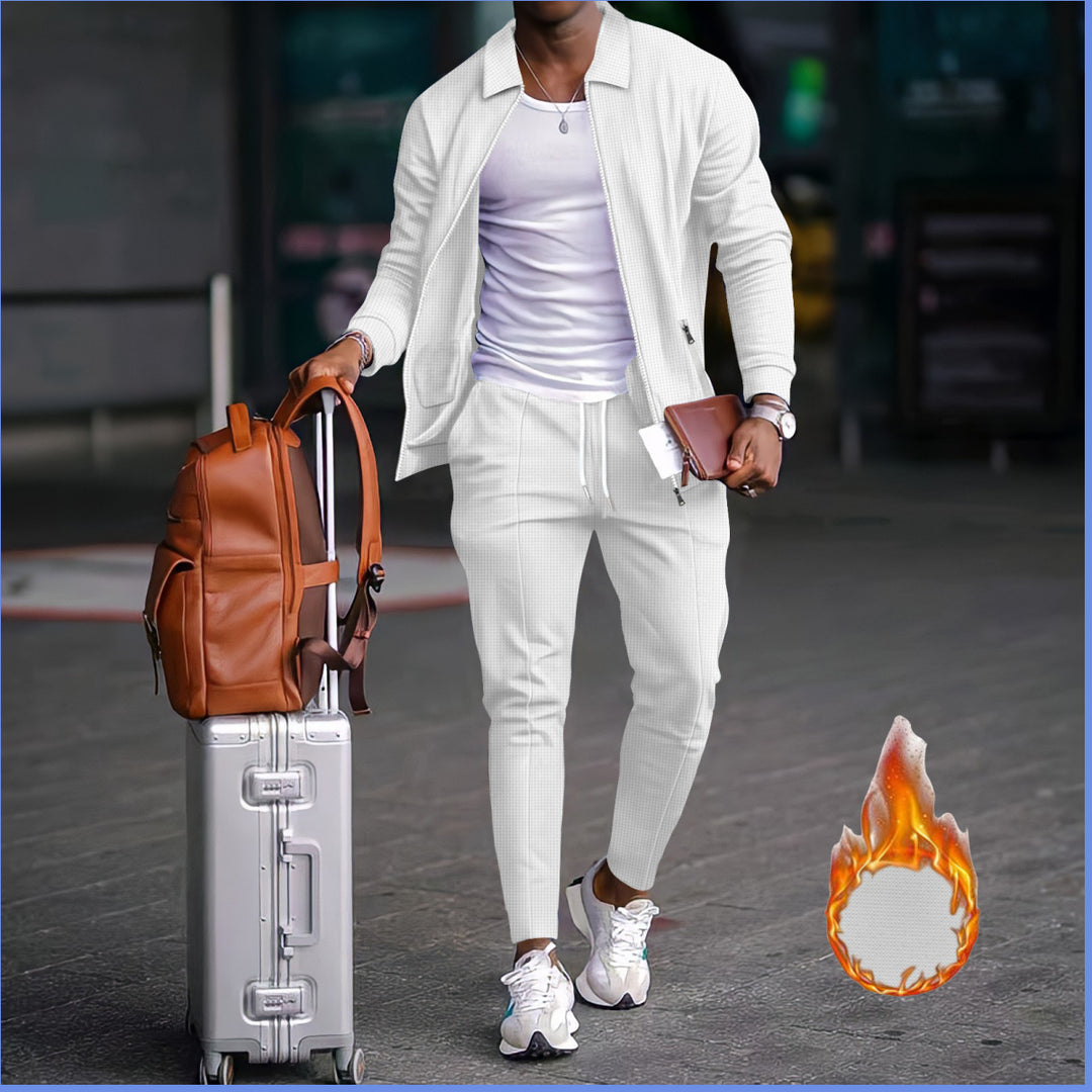 Herren modische Reisedaunenjacke mit funktionalen Taschen und elastischem Bund Echoarchiv