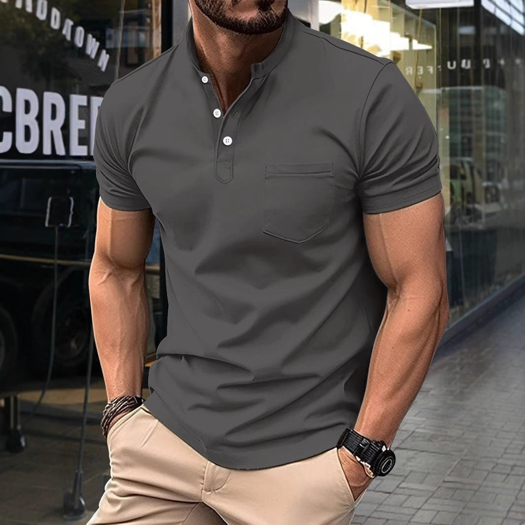Herren Poloshirt mit modernem Kragen Echoarchiv