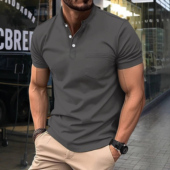 Herren Poloshirt mit modernem Kragen Echoarchiv