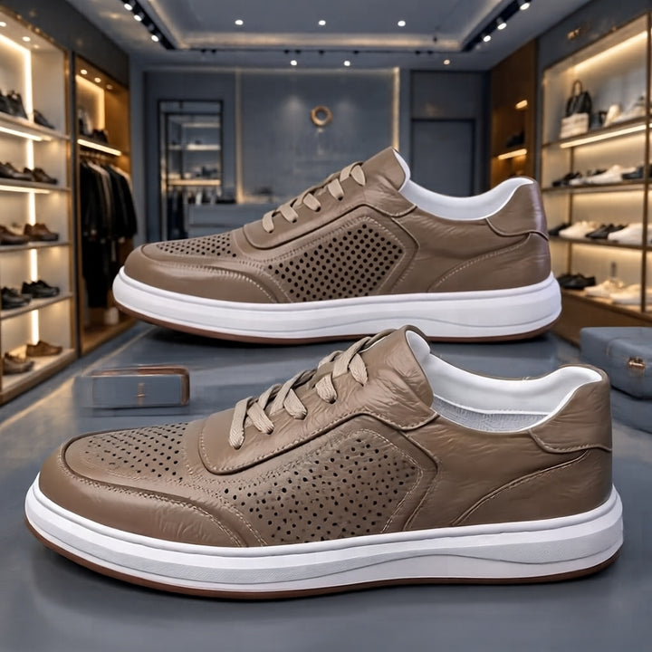 Herren Elegante und bequeme Leder Sneakers Echoarchiv