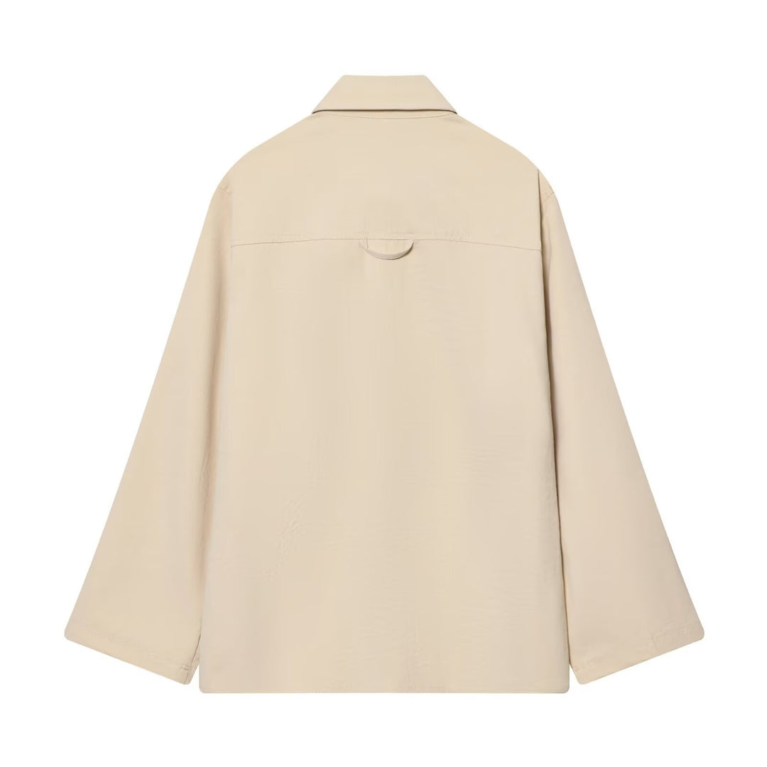Damen Oversize Feldjacke im Boxy‑Cut mit vier Klapptaschen und verdeckter Druckknopfleiste Echo Archiv