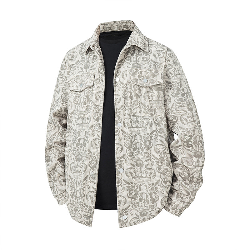 Damen Modische Overshirt Jacke Echo Archiv