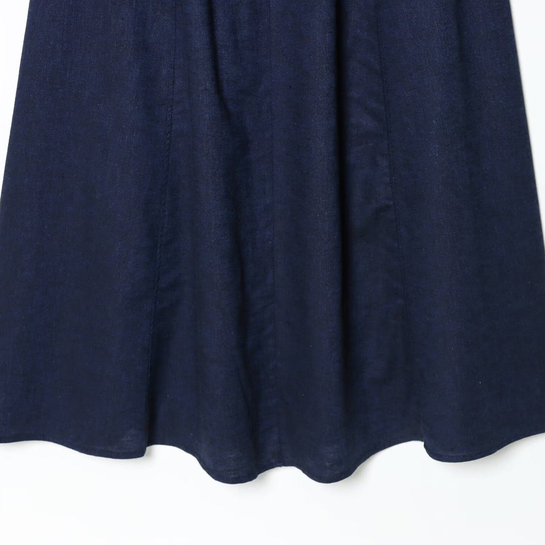 Damen Maxikleid mit elegantem V-Ausschnitt und fließendem Schnitt Echo Archiv