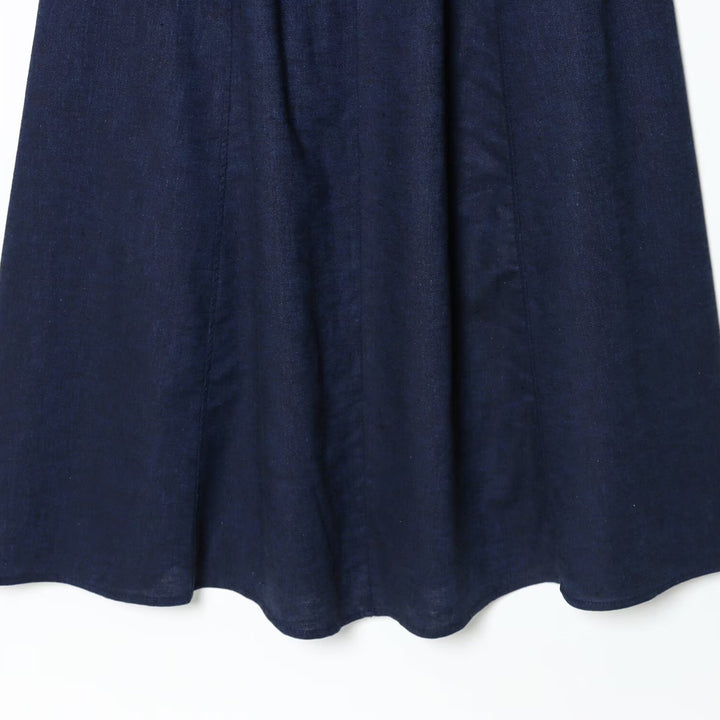 Damen Maxikleid mit elegantem V-Ausschnitt und fließendem Schnitt Echo Archiv