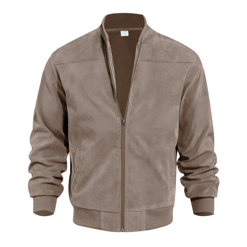 Herren elegante Bomberjacke mit Fleece-Futter Echoarchiv