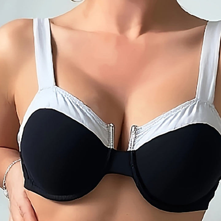Damen Hochgeschnittenes Bikini-Set mit elegantem Push-Up-Oberteil Echo Archiv
