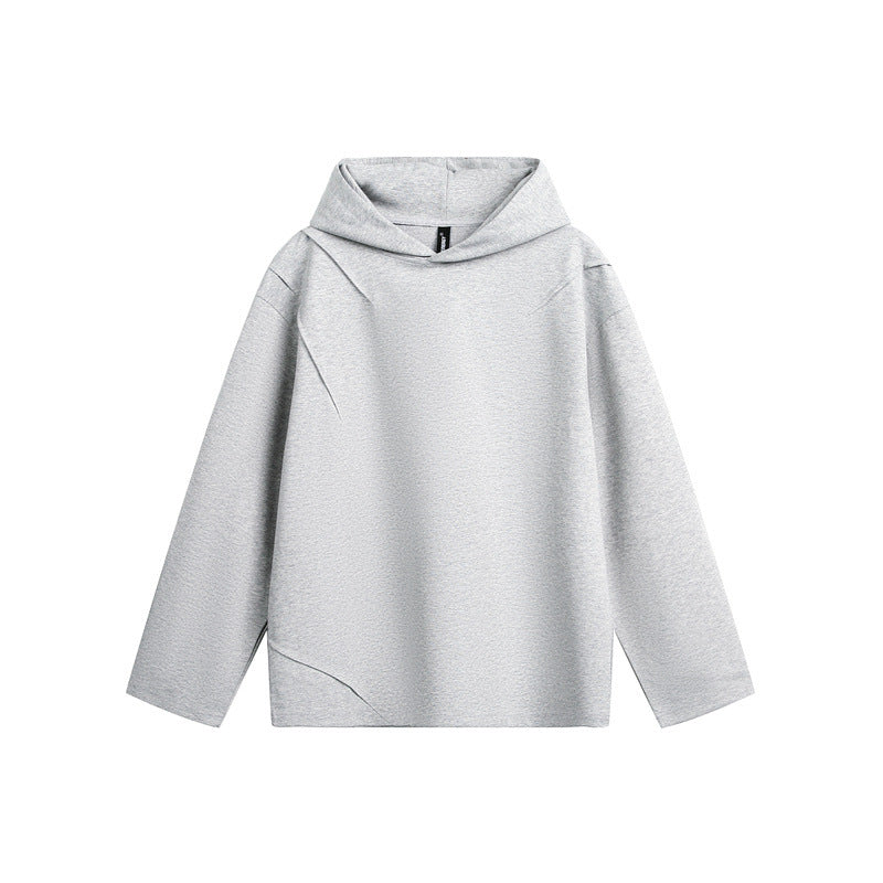 Unisex Oversize-Kapuzenpullover aus leichter French-Terry mit markanten Abnähern Echoarchiv
