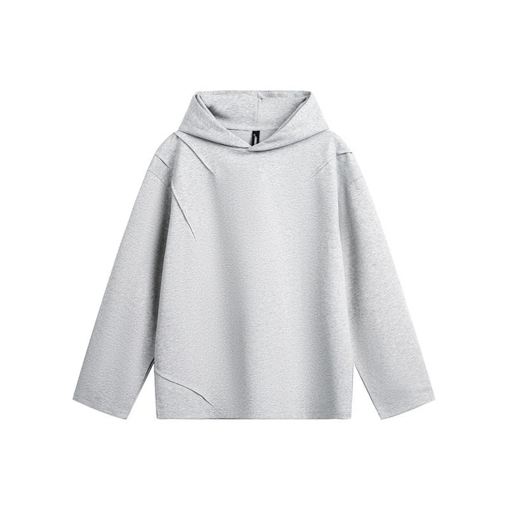 Unisex Oversize-Kapuzenpullover aus leichter French-Terry mit markanten Abnähern Echoarchiv