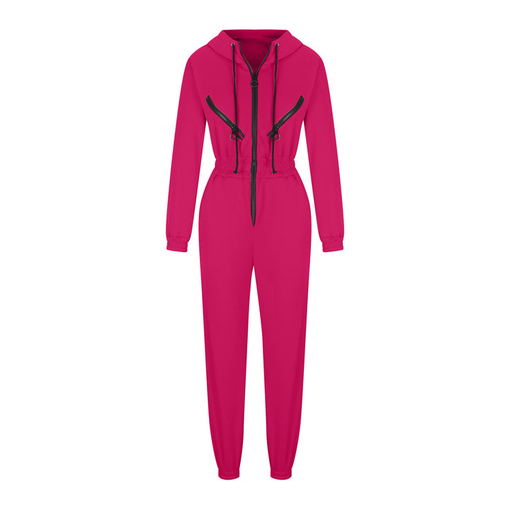 Damen nan kurzes Halbzip-Loungewear-Set mit elastischem Taillenbund und oversized Schnitt Echo Archiv