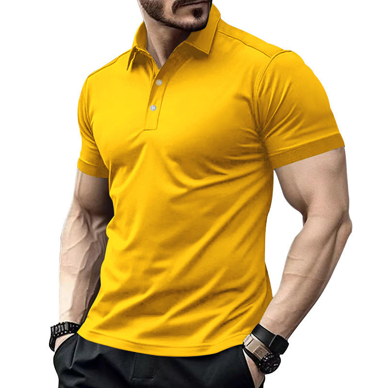 Herren Hochwertiges Kurzarm Poloshirt mit atmungsaktiver Technologie und modernem Schnitt Echoarchiv
