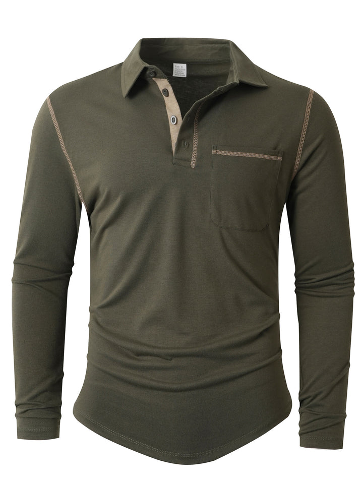 Herren Langarm Poloshirt Echoarchiv