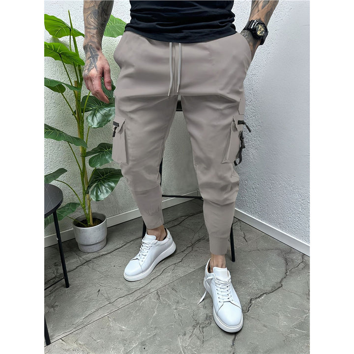 Herren modische Cargo-Jogginghose mit praktischen Taschen und elastischem Bund Echoarchiv