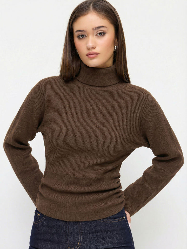 Damen Eleganter Rollkragenpullover Echo Archiv