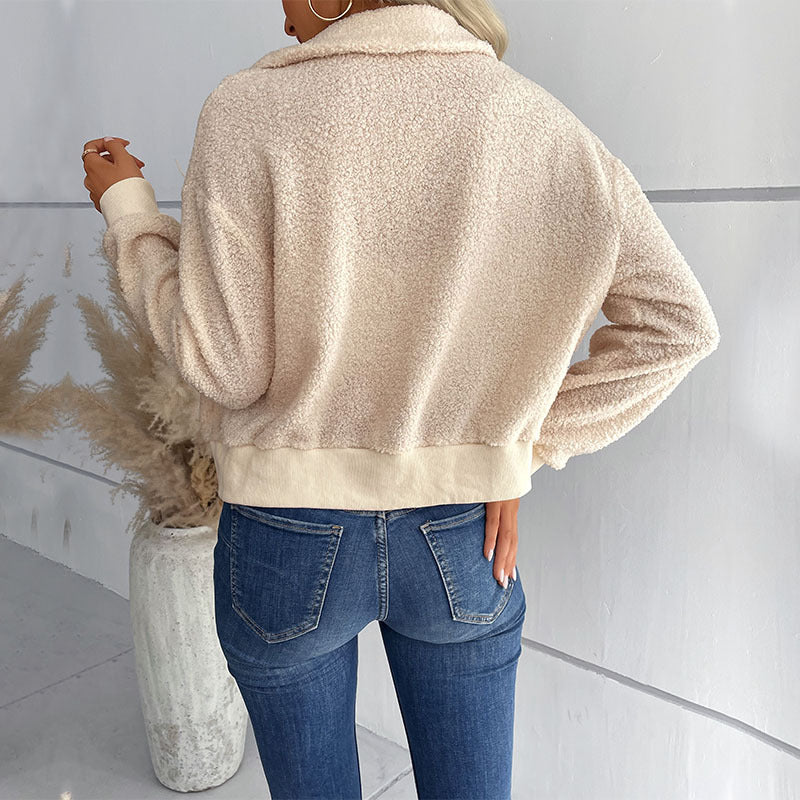 Damen Kuschelige Fleece-Jacke Echo Archiv