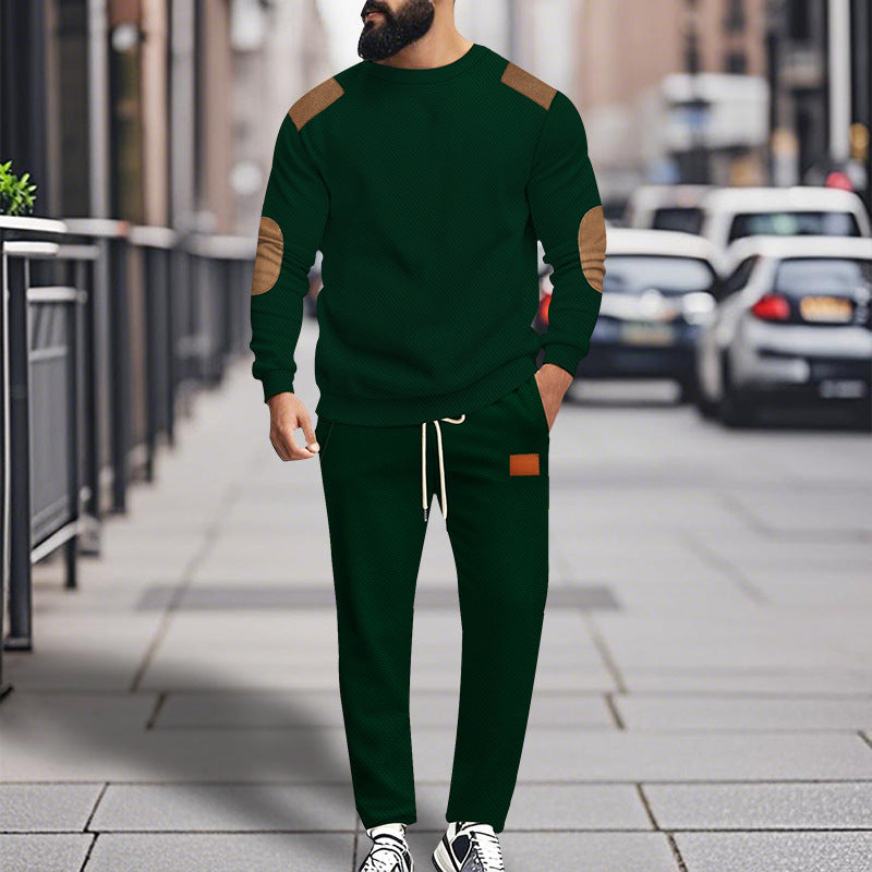 Herren modischer Sweatshirt- und Jogginghosen-Set Echoarchiv