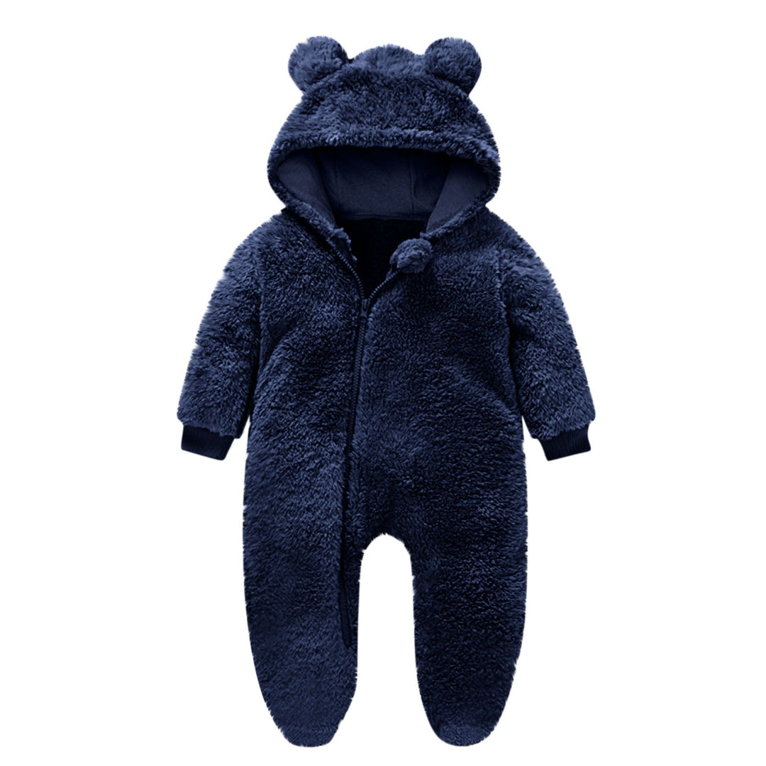 Kleinkind Fleece Overall mit Bärenohren – Montévia