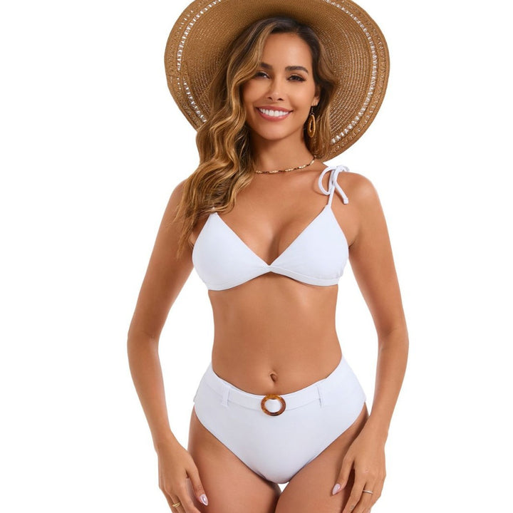 Damen Bikiniset mit eleganten Bindeschleifen und hochgeschnittenem Höschen Echo Archiv