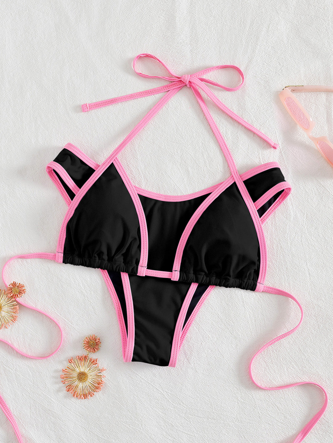 Damen Triangel-Bikini mit aufregendem Streifen-Design Echo Archiv