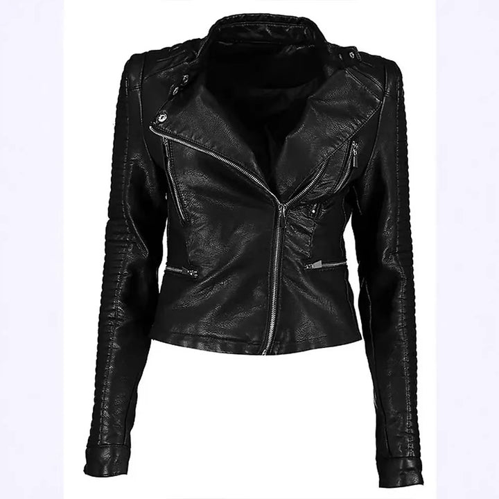 Damen Stylische Bikerjacke