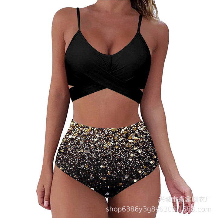 Damen Crop-Top Bikini-Set mit geflochtenem Design Echo Archiv
