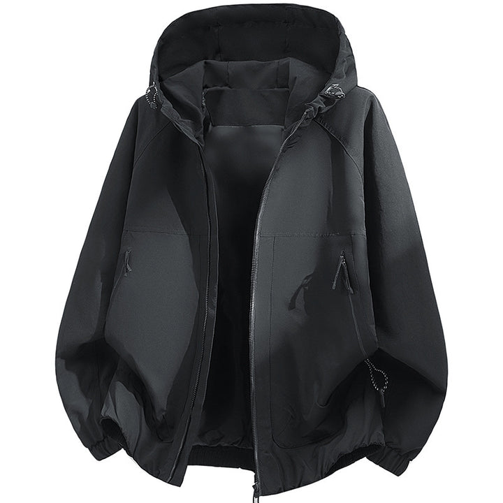 Herren technische Kapuzen-Softshelljacke mit verstellbarer Kapuze und Utility-Taschen Echo Archiv