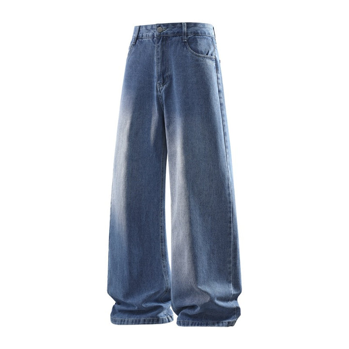 Damen Weite hochtaillierte Baggy-Jeans im Vintage-Look mit extra weitem Bein Echoarchiv