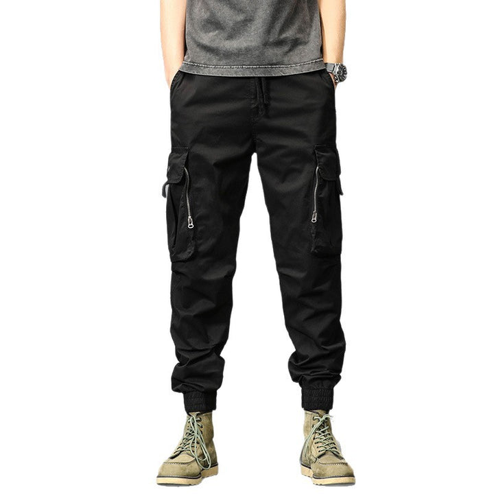 Herren Leichte Tactical-Cargo-Jogginghose mit Tunnelzugbund, Kniepaneelen und Multifunktionstaschen Echo Archiv