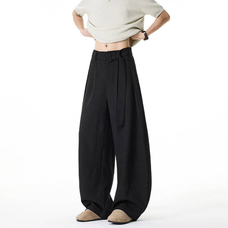 Damen Elegante und lässige weite Stoffhose – Avélisse