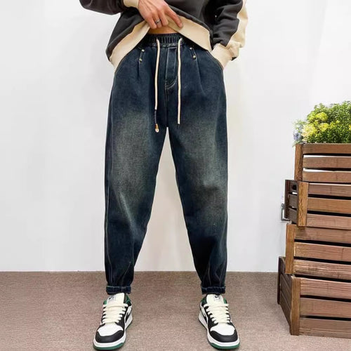 Herren Modische Ripped Jeans mit kreativen Patches Echoarchiv 1788342395