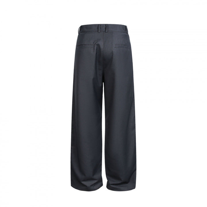 Damen Weite Cargo‑Hose mit Karomuster‑Einsätzen und dekorativen Knopfleisten Echo Archiv