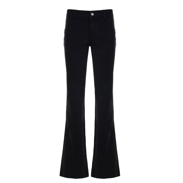 Damen nan ausgestellte Highwaist‑Schlaghose mit figurformender Taillenführung und weitem Bein Echo Archiv
