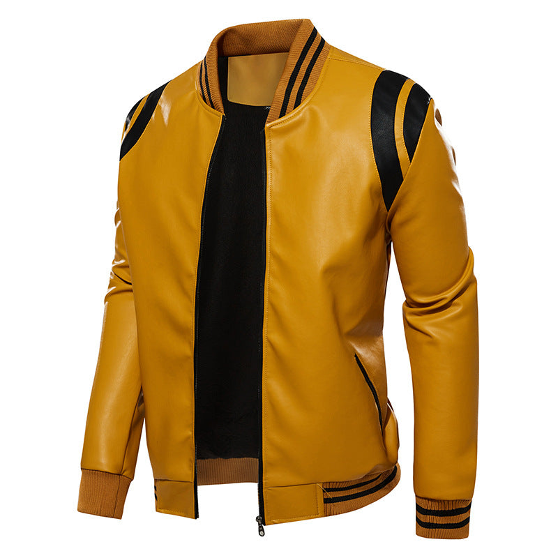 Herren sportliche Bomberjacke mit strukturiertem Design und seitlichen Eingrifftaschen Echoarchiv