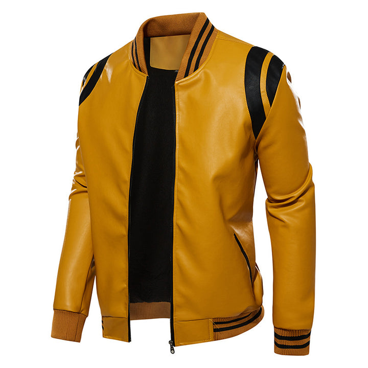 Herren sportliche Bomberjacke mit strukturiertem Design und seitlichen Eingrifftaschen Echoarchiv