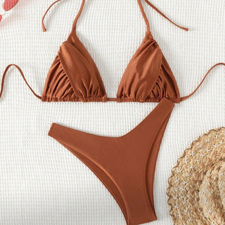 Damen Triangel-Bikini mit Raffungen Echo Archiv