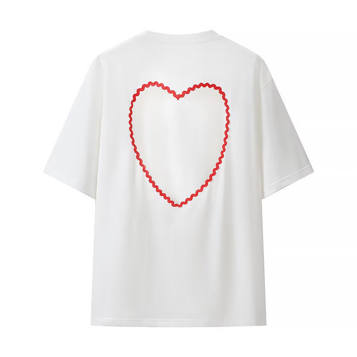 Unisex Oversize T-Shirt mit Rundhalsausschnitt und überschnittenen Schultern Echo Archiv