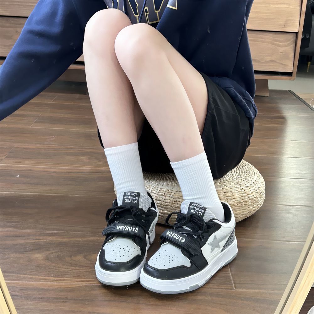 Damen Sneakers mit doppeltem Klettverschluss und atmungsaktiver Obermaterialstruktur Echo Archiv