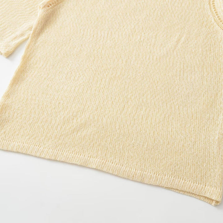 Damen Leichter Strickponcho mit weitem Arm und U-Ausschnitt Echo Archiv
