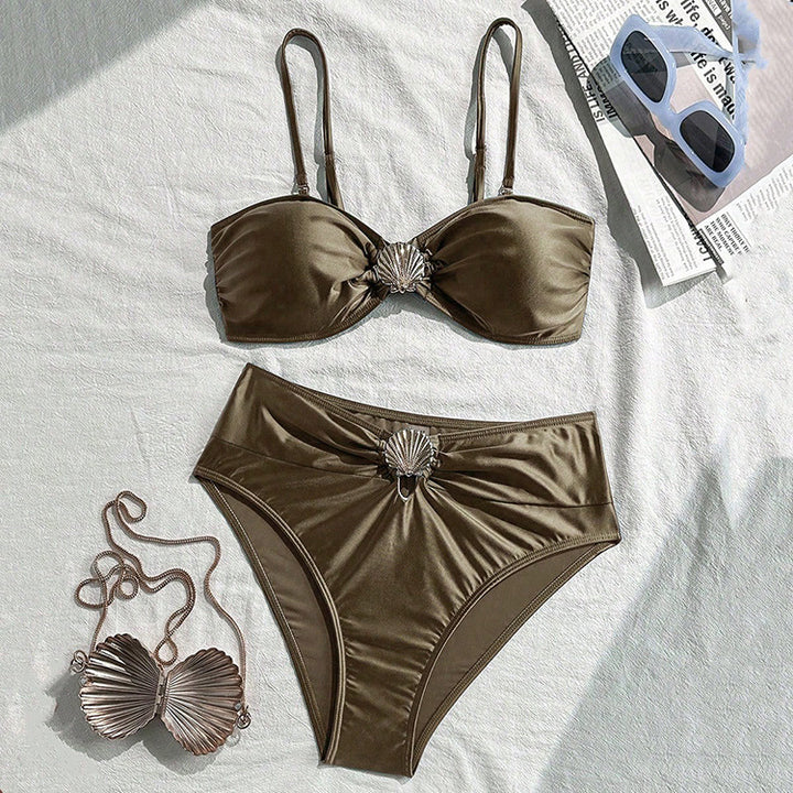 Damen Bikini-Set mit eleganten Muscheldetails Echo Archiv