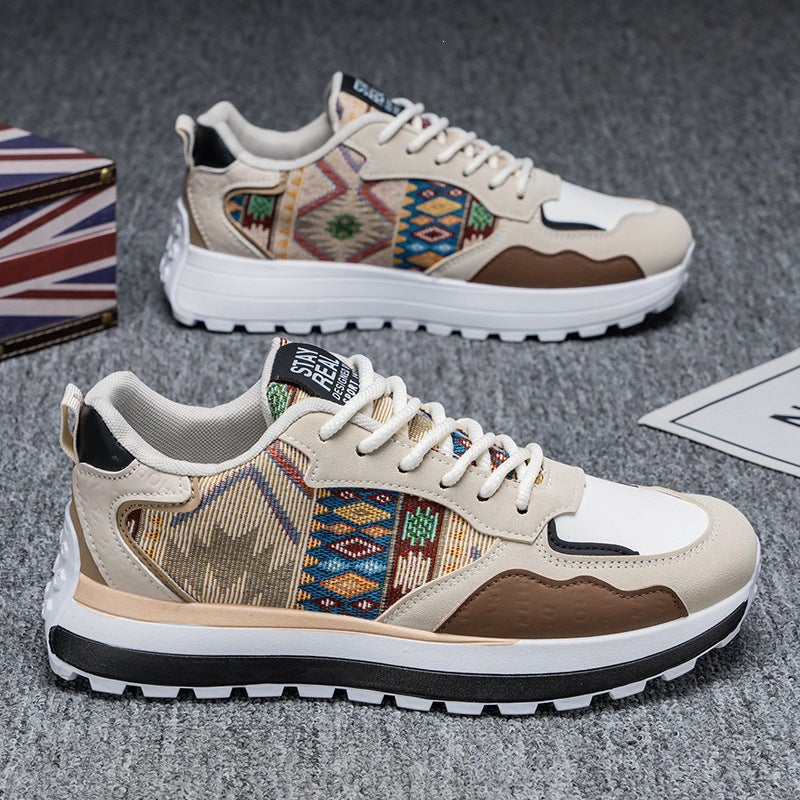 Herren Sportliche Sneaker mit dekorativem Muster Echoarchiv