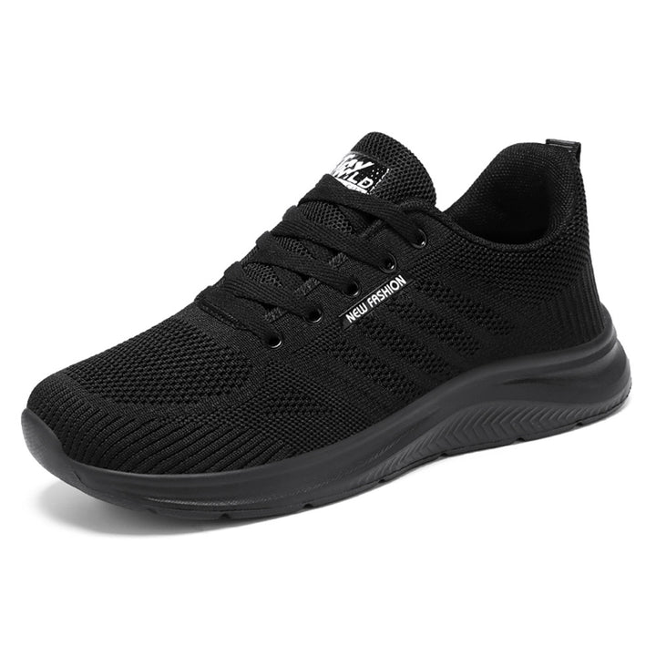 Damen nan atmungsaktive Strick-Komfort-Sneaker mit gepolstertem Fersenbereich und flexibler Leichtlaufsohle Echo Archiv