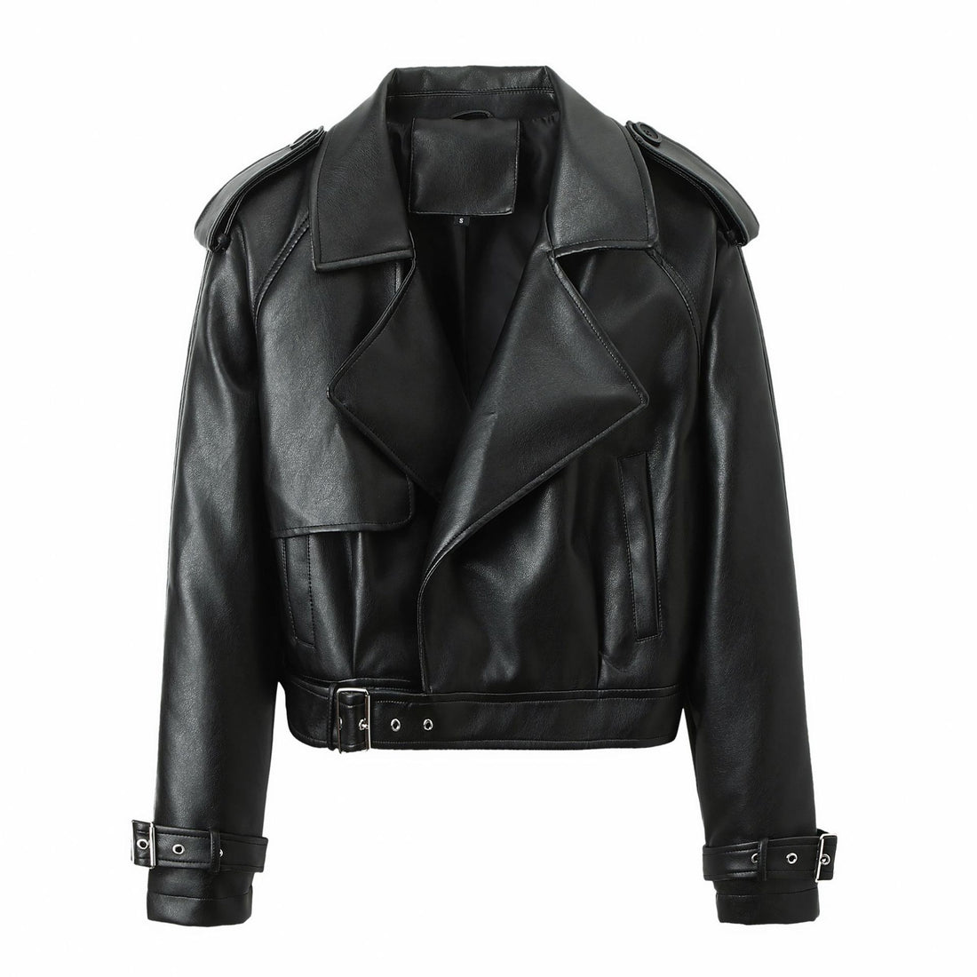 Damen Modische Bikerjacke mit asymmetrischem Reißverschluss – Célinea