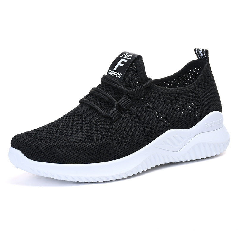 Damen nan ultraleichter 3D-Strick Slip-On Sneaker mit elastischer Schnürung, Zuglasche und dämpfender EVA-Mittelsohle Echo Archiv