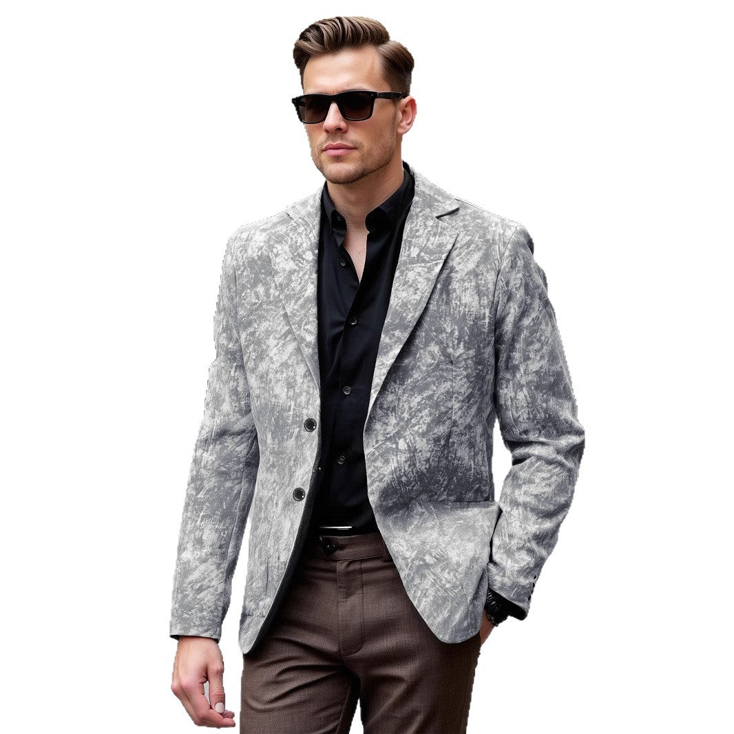 Herren moderner Kunst-Dessin Blazer Echoarchiv
