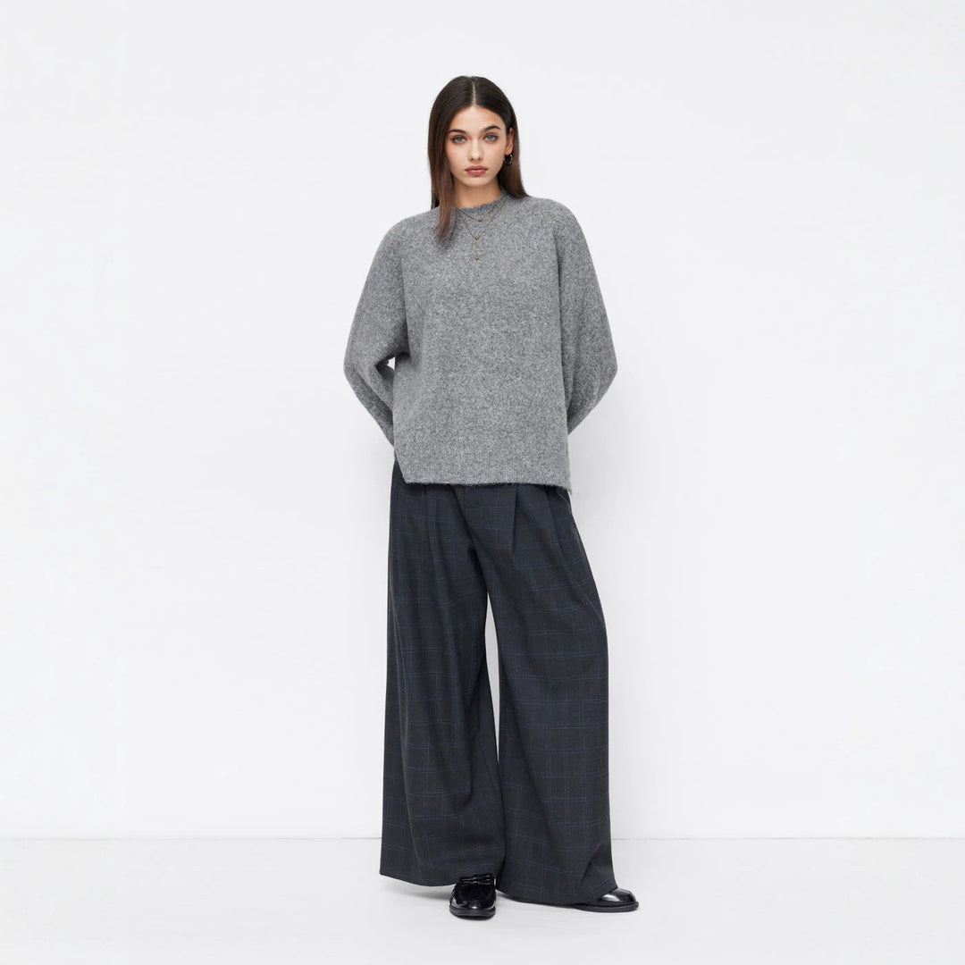 Damen Bequemer Oversized Pullover Echo Archiv