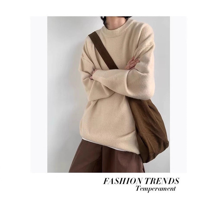 Damen Eleganter Oversized Pullover Echoarchiv
