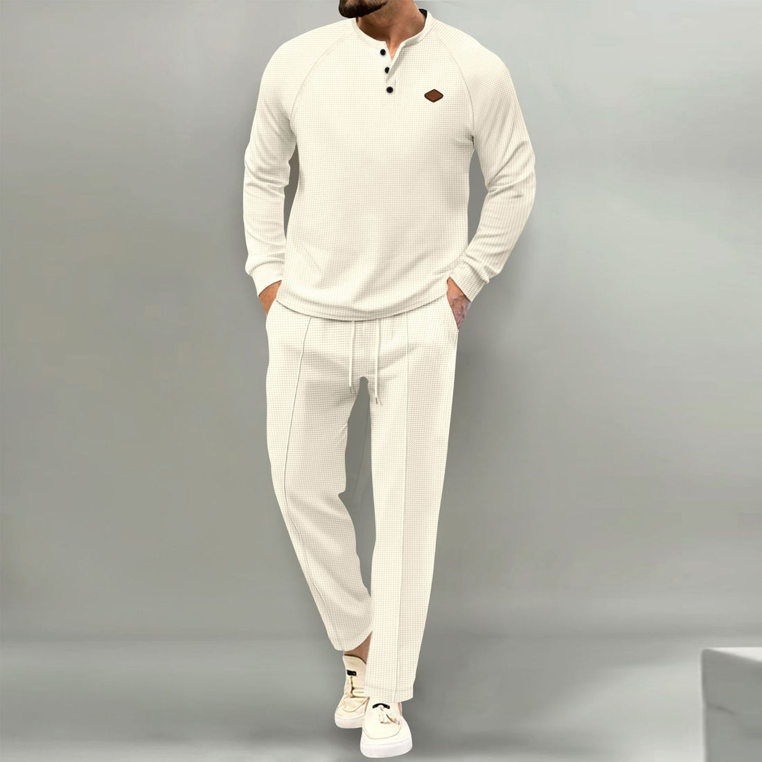 Herren modisches Sweatshirt und Freizeithosen-Set – Marzano